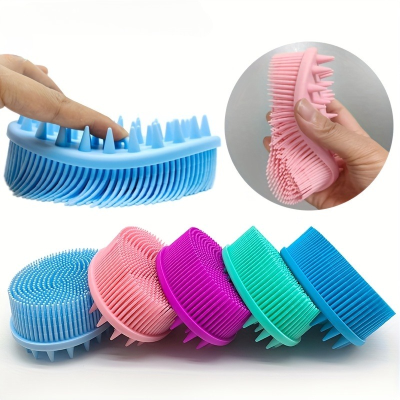 2-in-1 Bath and Shampoo Brush, Universal Body Bath Brush