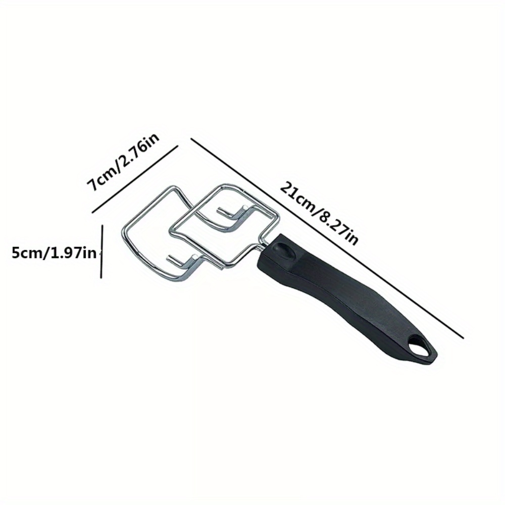 TEMU Grill Pan Handle For Oven Cooker Black Grip Oven Holder Extractor