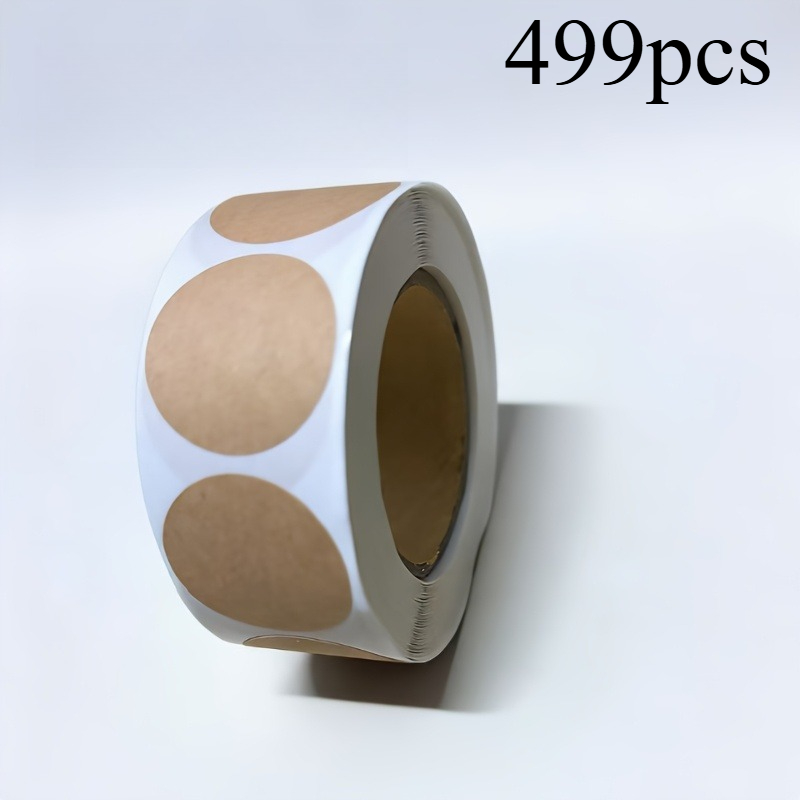 TEMU 499pcs Self-adhesive Labels - Stickers For Organizing, Labeling Food Cans, Leftovers, And Pantry Items, White Background Cork Design