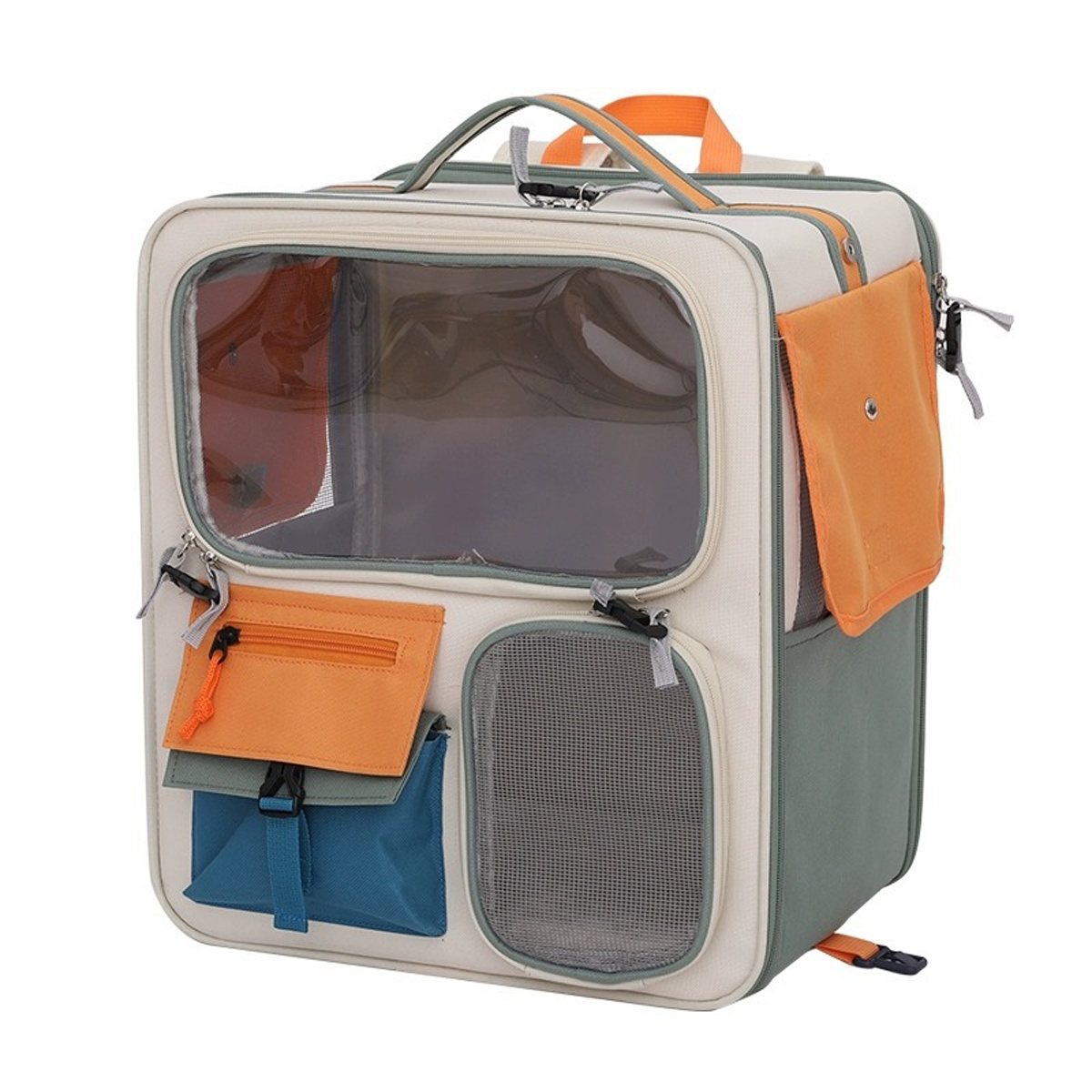 Cat Bag for Outdoor Activities, Large Cat Backpack, Pet Backpack, Space Cabin Breathable Portable Backpack, Backpack, Cat And Dog Supplies