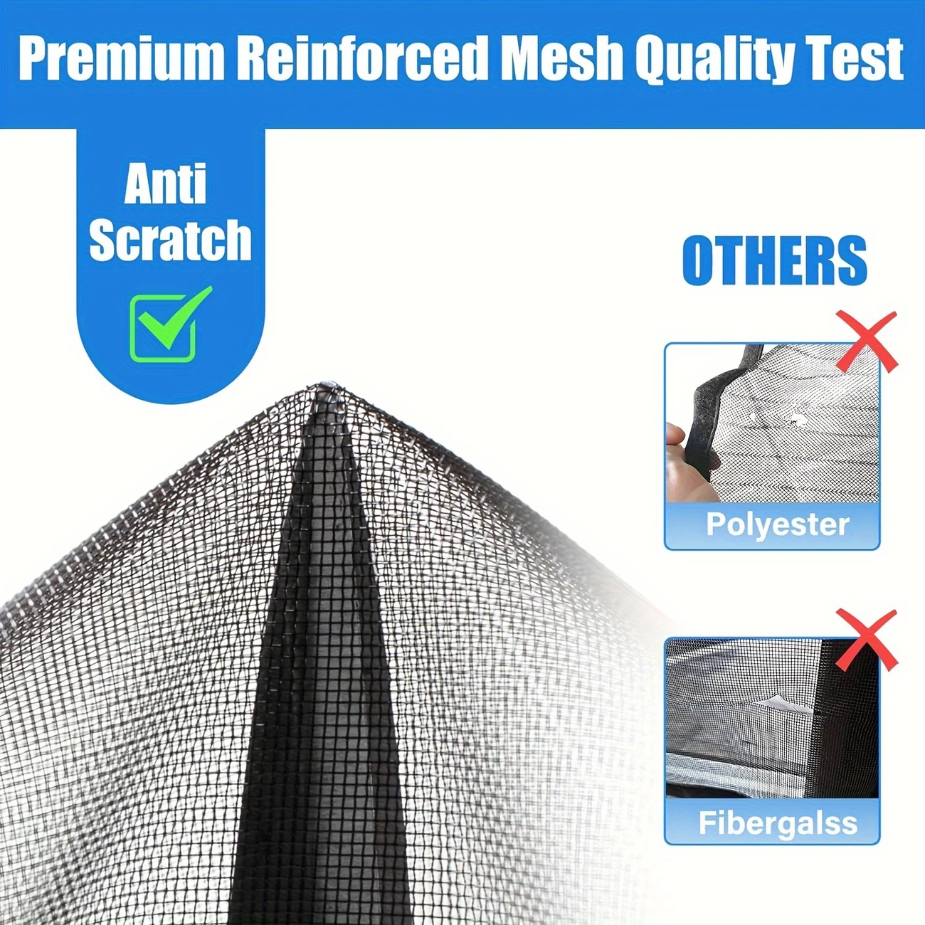 set magnetic screen door bohemian style heavy duty nylon mesh partition self sealing hands free pet and friendly knitted for room types home details 5