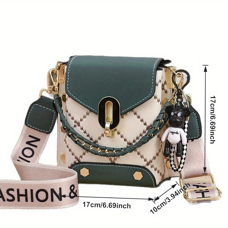 new korean version easy small square bag fashionable and versatile single shoulder crossbody mini mobile phone womens bag Product details 2
