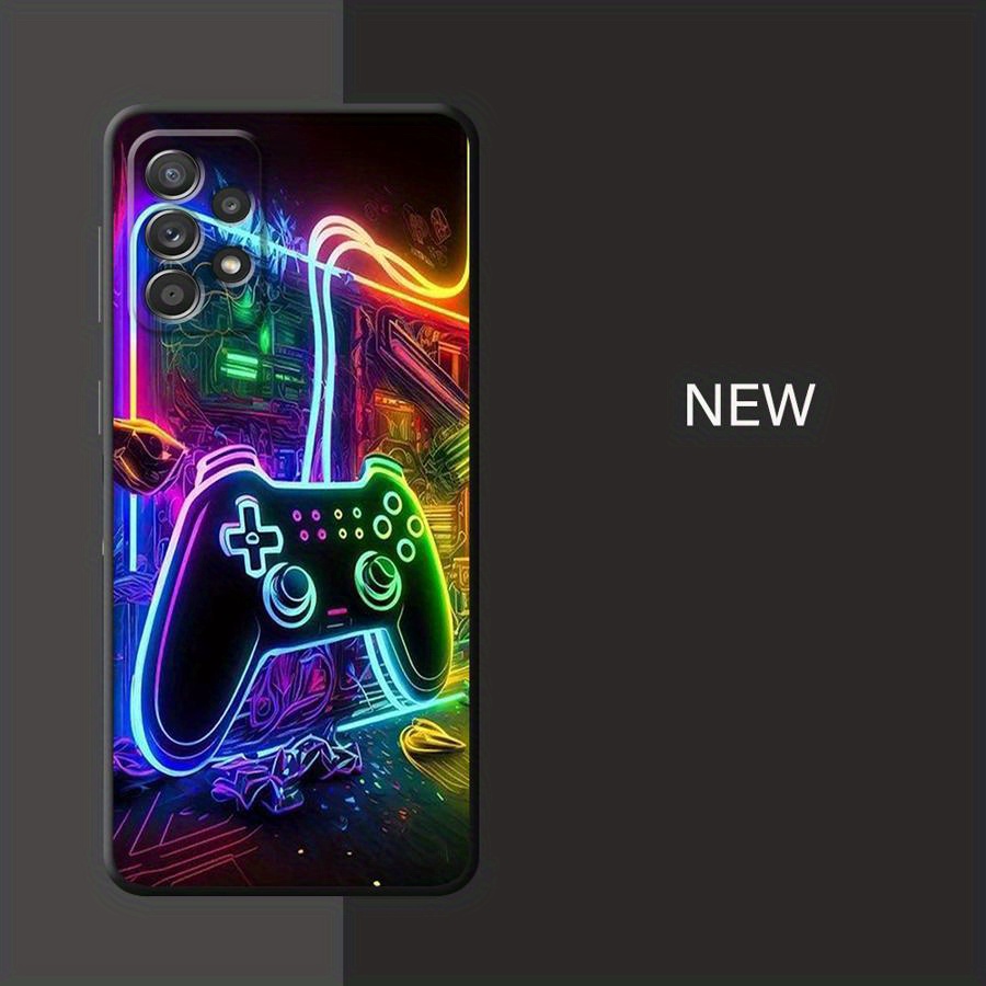 E-shop Handyhülle: Neonlicht Gamecontroller-Hülle für Galaxy A10 A10s A20 A20s A30 A50 A70 A04 A04s A03 A04e A05 A05s A06 A16 A12 A14 A13 A15 A02 A02s