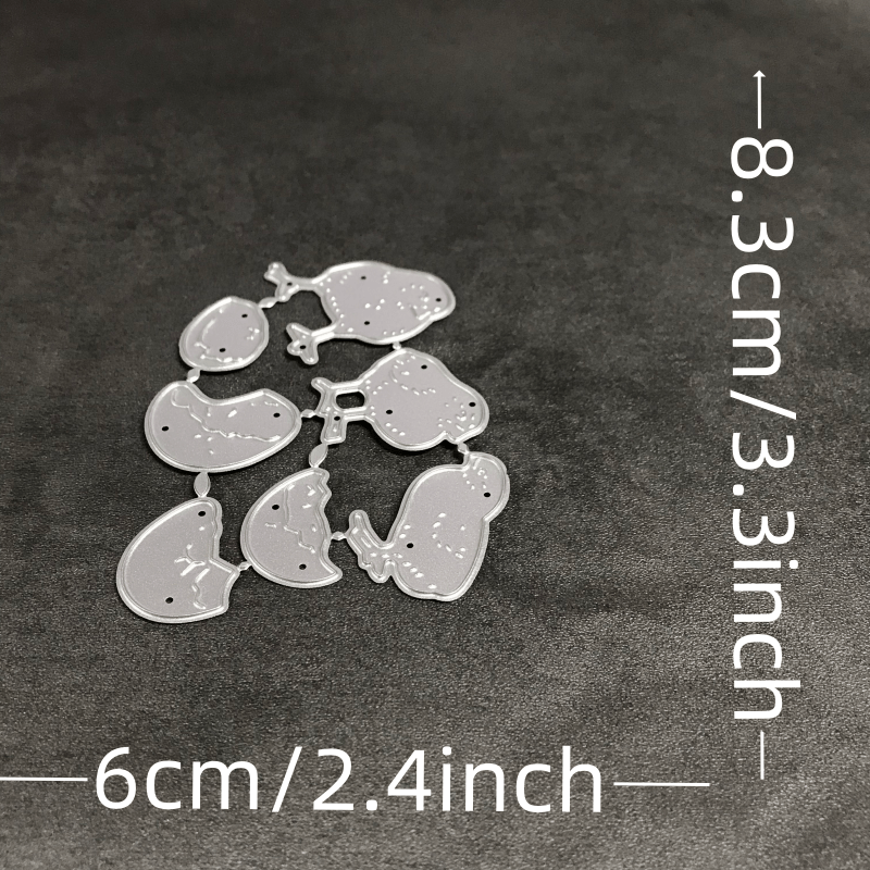 1 Piece Of Metal Cutting Die For Crafting, Designed For Egg Shell Decorations, Suitable For Scrapbooking And Paper Crafting With A Knife Mold And Stencil