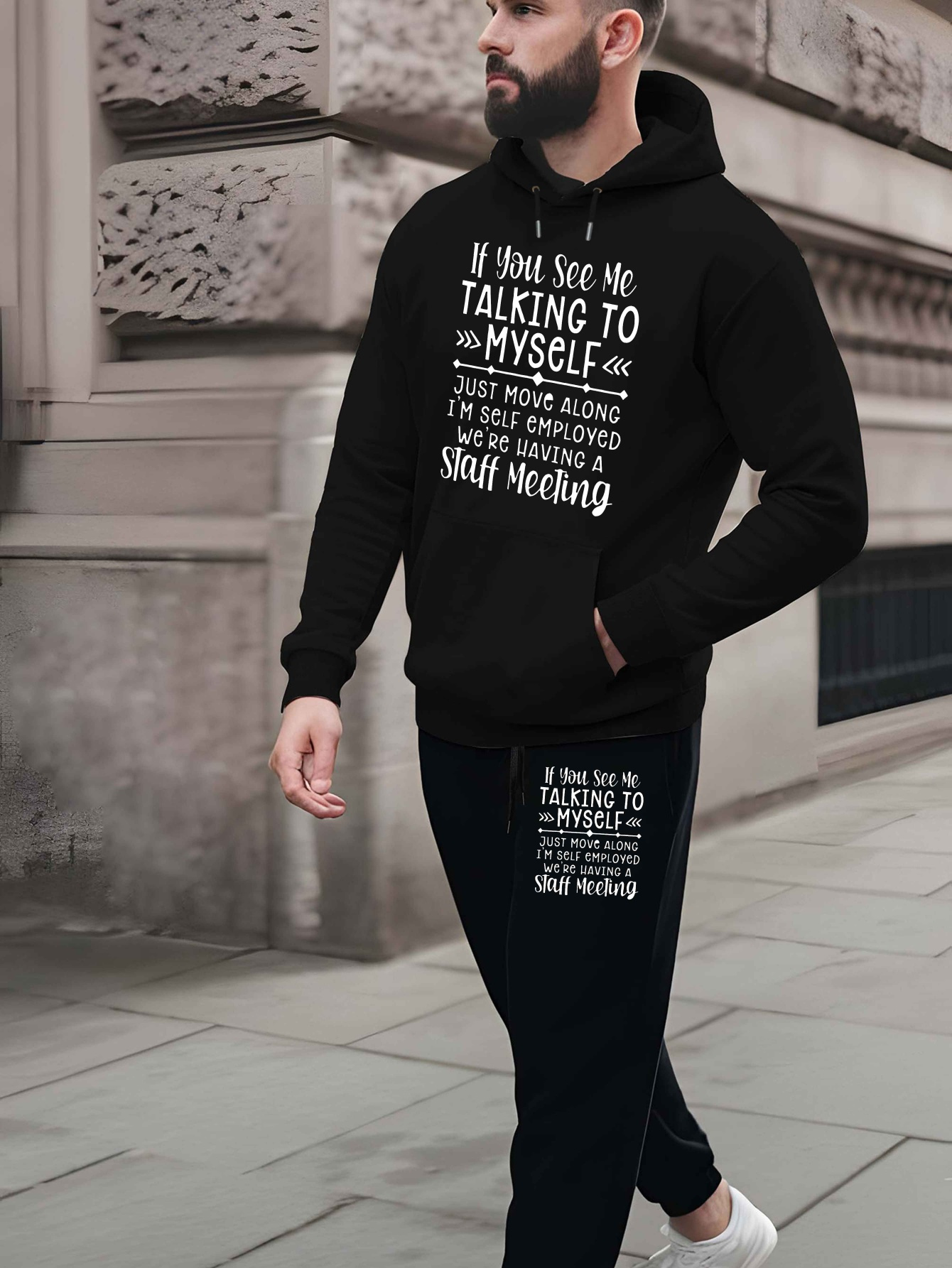 ensemble sweat à capuche pantalon survêtement imprimé Temu