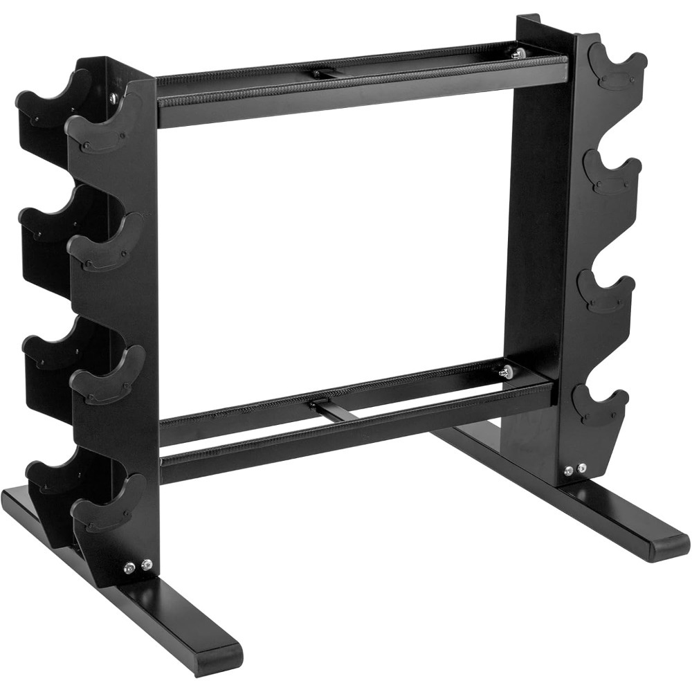 TEMU Universal Iron Dumbbell Rack, Heavy Duty Multi-tier Weight Storage Organizer, Equipment Holder For Dumbbells, Kettlebells, And Weights, Fitness