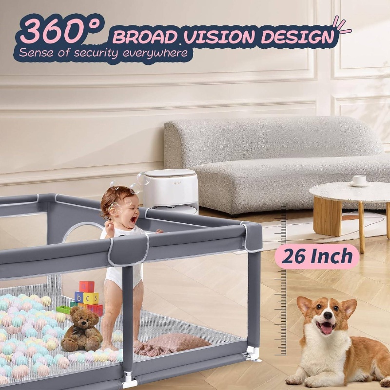 Microfiber Safety Playpen Image 4