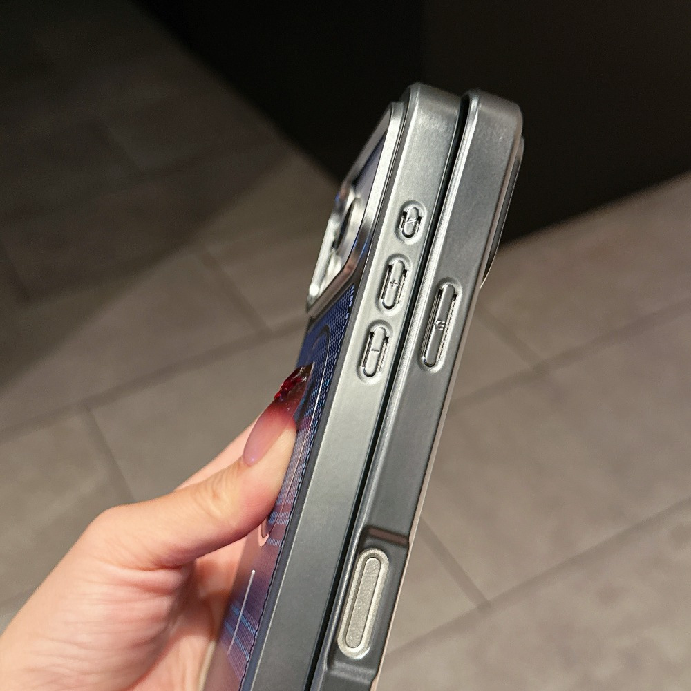 - style magnetic phone case compatible with iphone 17 pro max, iphone 17 pro, iphone 17 air, and iphone 17. it features a textured back panel for a comfortable touch, a   magnetic area for worry - free daily charging, and perfectly combines fashion and practicality., wireless charging,  , modern accessory, durable construction, protective cover, compatible, tech enthusiasts, fashionconscious   Product details 3