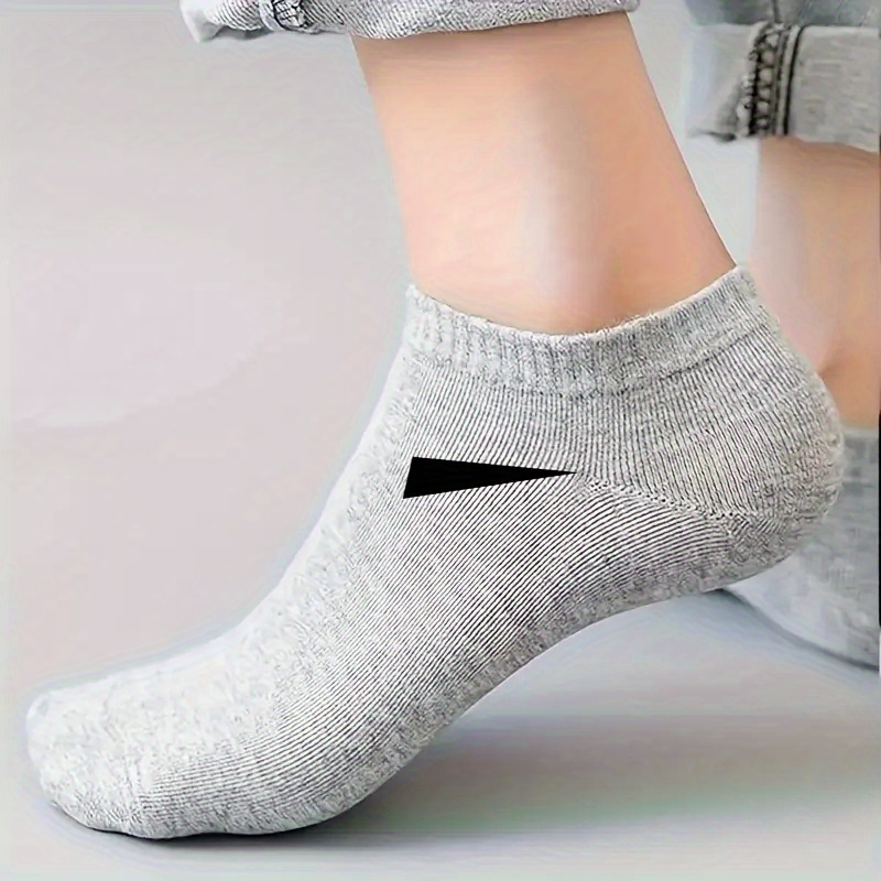 40 Paar Heren Ademende Sokken - Lichtgewicht Gebreid, Effen Kleur Minimalistisch Design