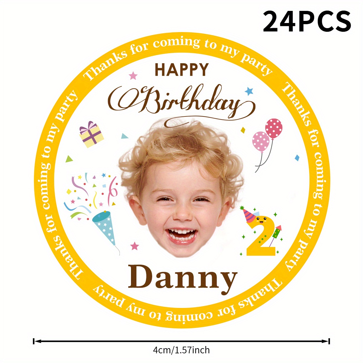 TEMU /72 piezas de pegatinas de personalizadas y pegatinas redondas creativas son la elección para el empaque de regalos de de