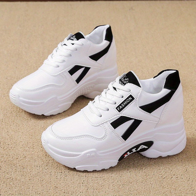 Alternative view of Nuevas Zapatillas Deportivas Casuales de Primavera con Suela Gruesa y Transpirables para Mujer, Perfectas para…