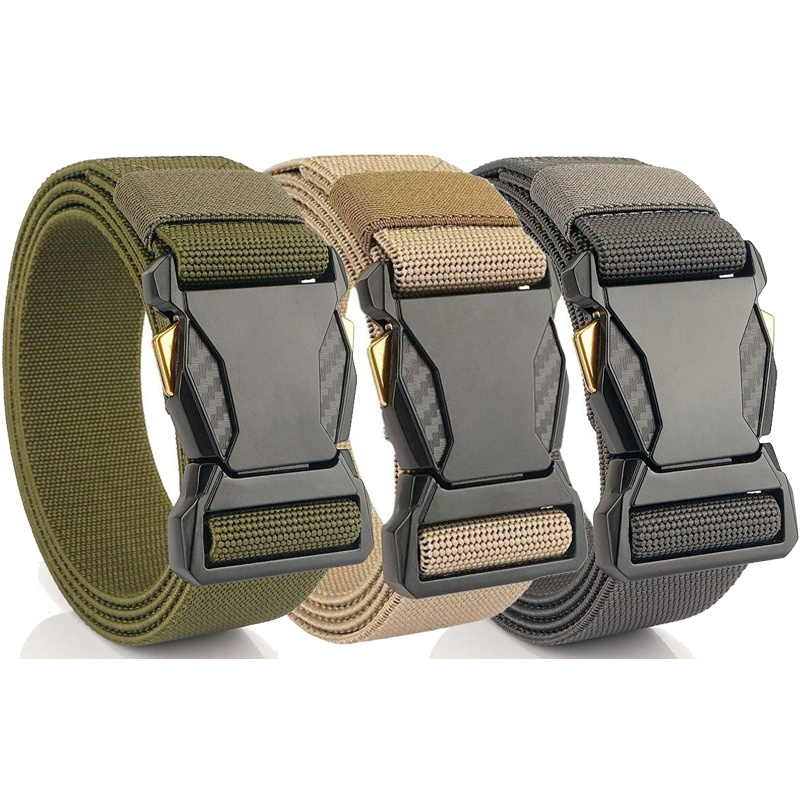 3pcs Tactical Belts Quick Release Buckle Durable Polyester