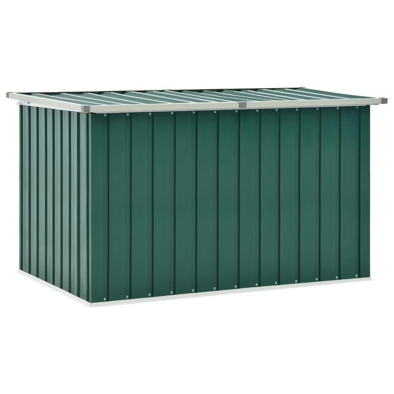 large capacity black metal garden storage box with   lid 59x39x37 inch rustic outdoor organizer for tools gardening supplies yard equipment box cabinet rack for outdoor storage