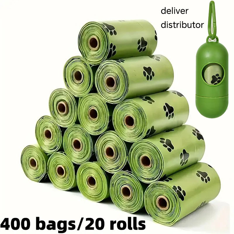 TEMU 4/10 Rolls Pet Waste Bags, Thickened Leak-proof Bags Pet Waste Bags Pet Cleaning Supplies