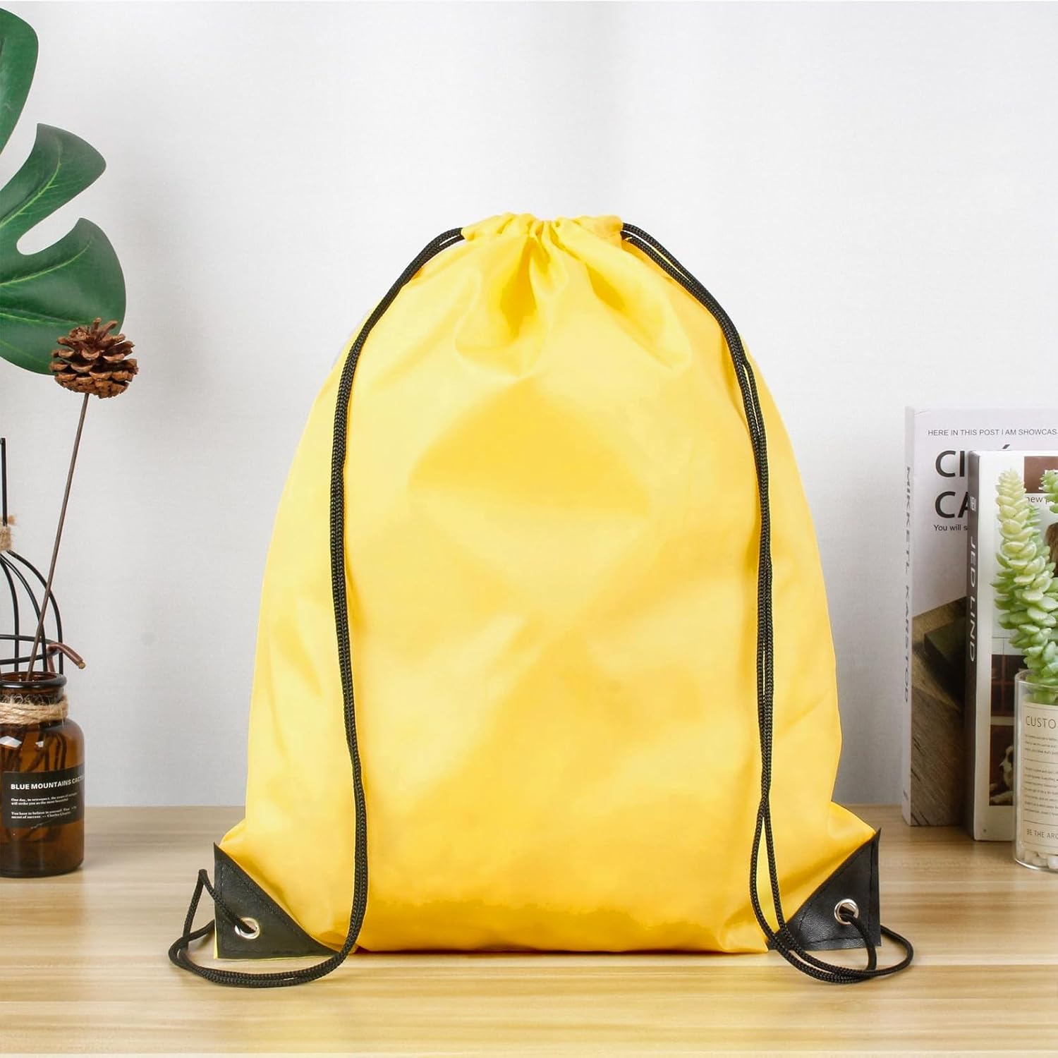 6pcs Unisex Outdoor Sports Drawstring Bags for Activities