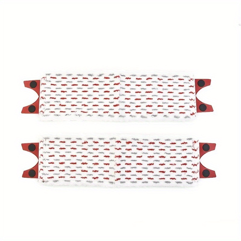 2pcs     compatible microfiber mop pads quick dry washable reusable floor cleaning tool details 4