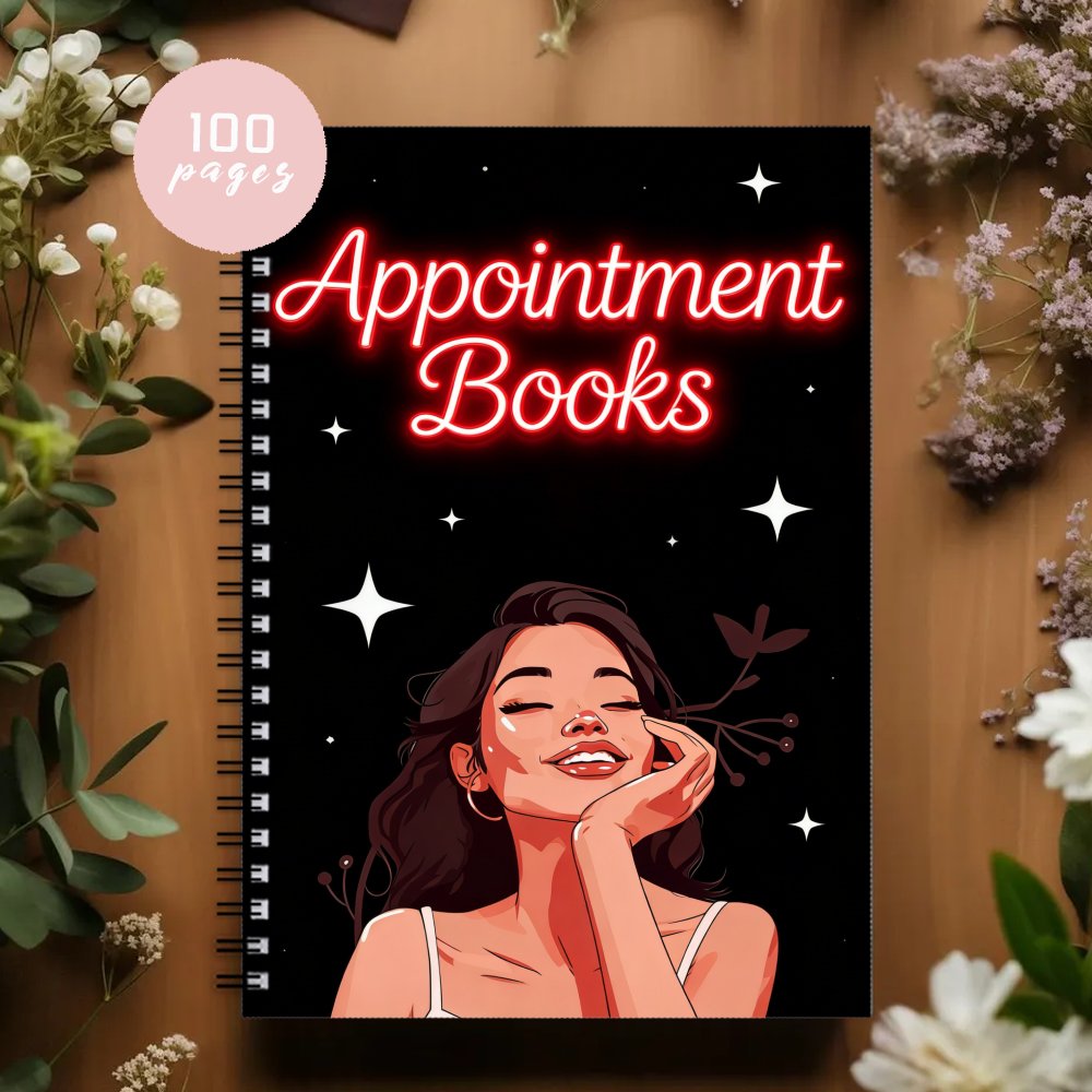 TEMU 1pc Appointment Weekly Daily Appointment Book Appointment Schedule Appointment Insert Appointment Booklet Nail Appointment Spiral Notebook With