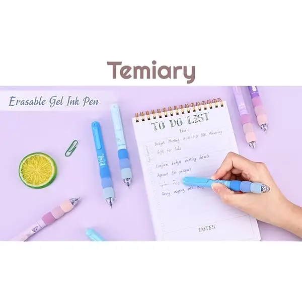 18pcs aesthetic retractable erasable gel pens, , 8 pens & 10 refills, cartoon smooth writing pen, 0. 5mm ink pen, supplies. ( purple theme, cute gel pens, pens set, cute pens, pens for, school stationery, office stationery, aesthetic pens, stylish writing tools, refills, durable pens, erasable pens, retractable pens, stationery lovers, office workers Product details 0