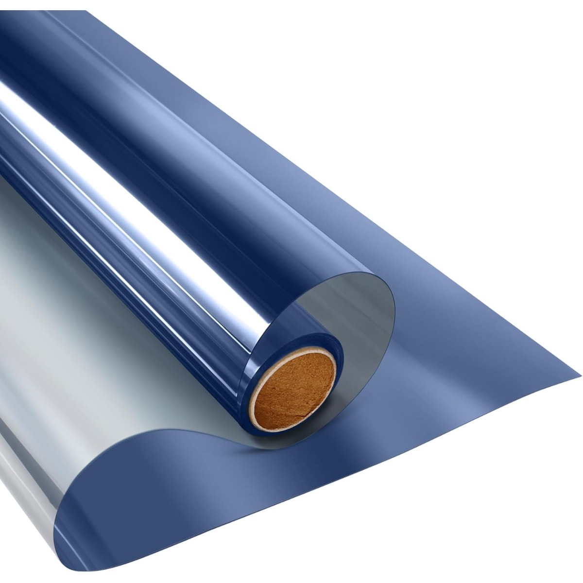 TEMU Pellicola per Finestre 50cm*4.5m, Controllo del Calore e Privacy, Pellicola Riflettente -Sole per Casa e Ufficio, -, dall'Esterno, Adesiva per