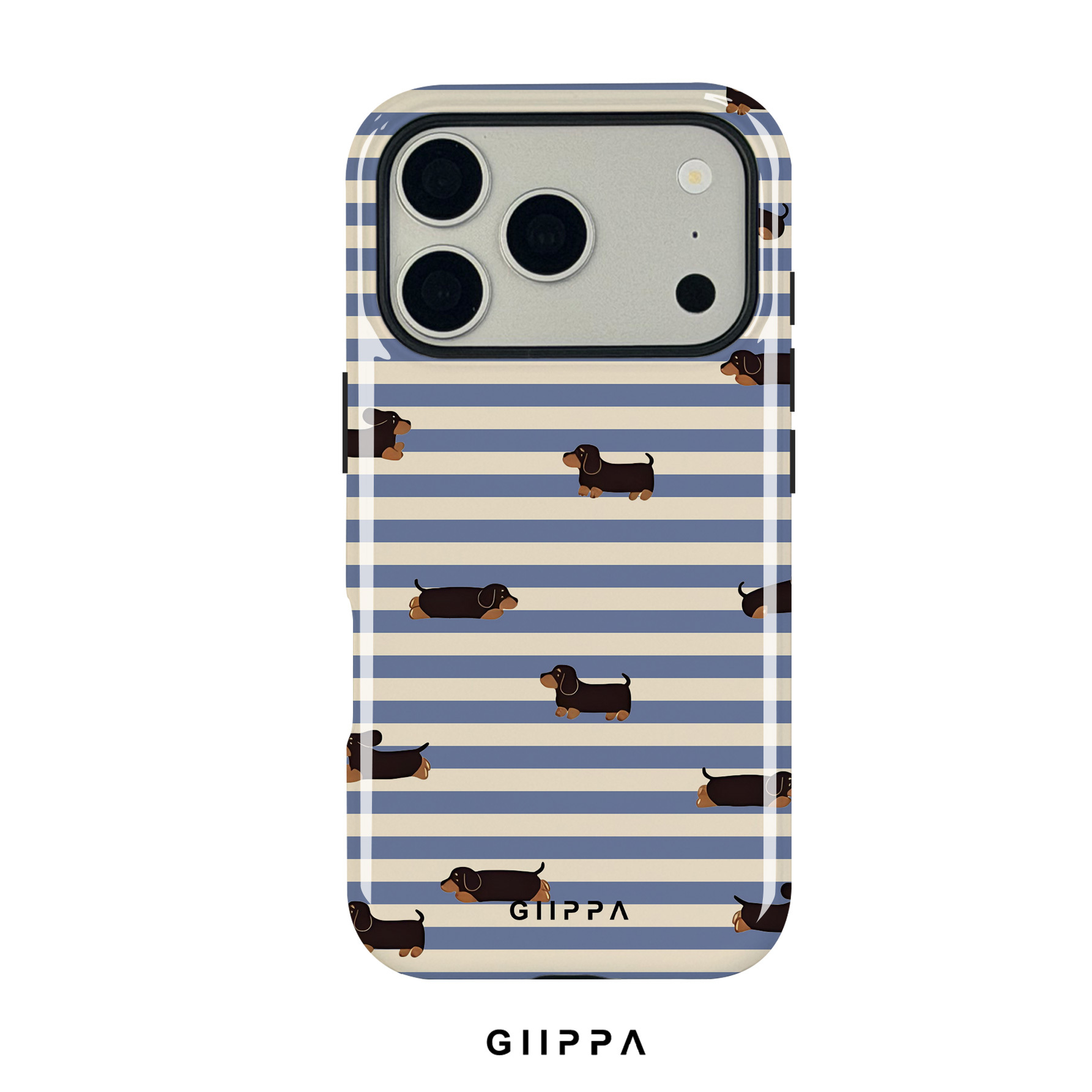 TEMU Phone Case: White Glossy 2in1 Film Case/tough Dual Layered/superior Protection/durable/phone Case For Iphone 17/16/15/14/13 Pro