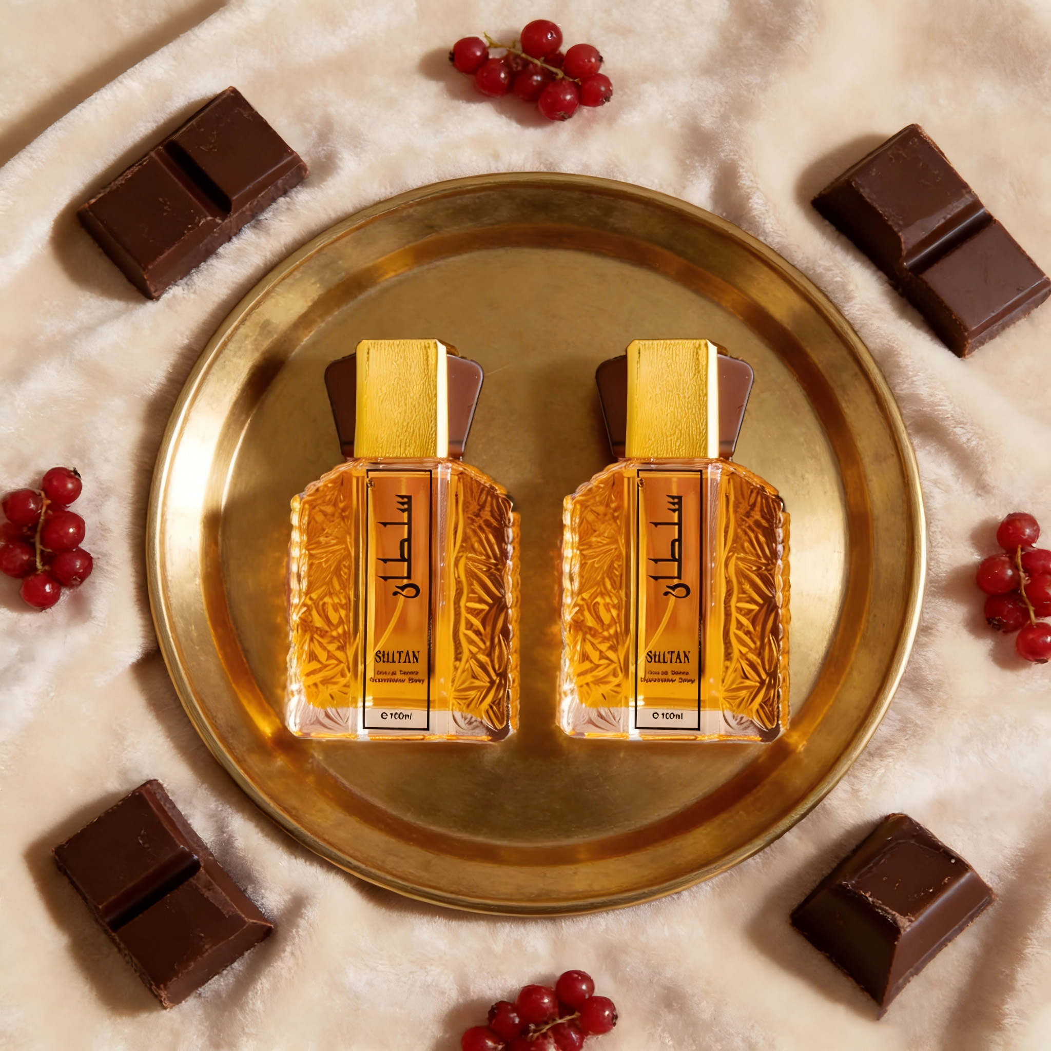 Image of 2 Bottles Of Arabian Collection Unisex Eau De Parfum - Exotica - Vegan & Long Lasting For Men And Women, Perfect For , Make The Perfect Everyday/ Holiday Gift Set For Yourself And .