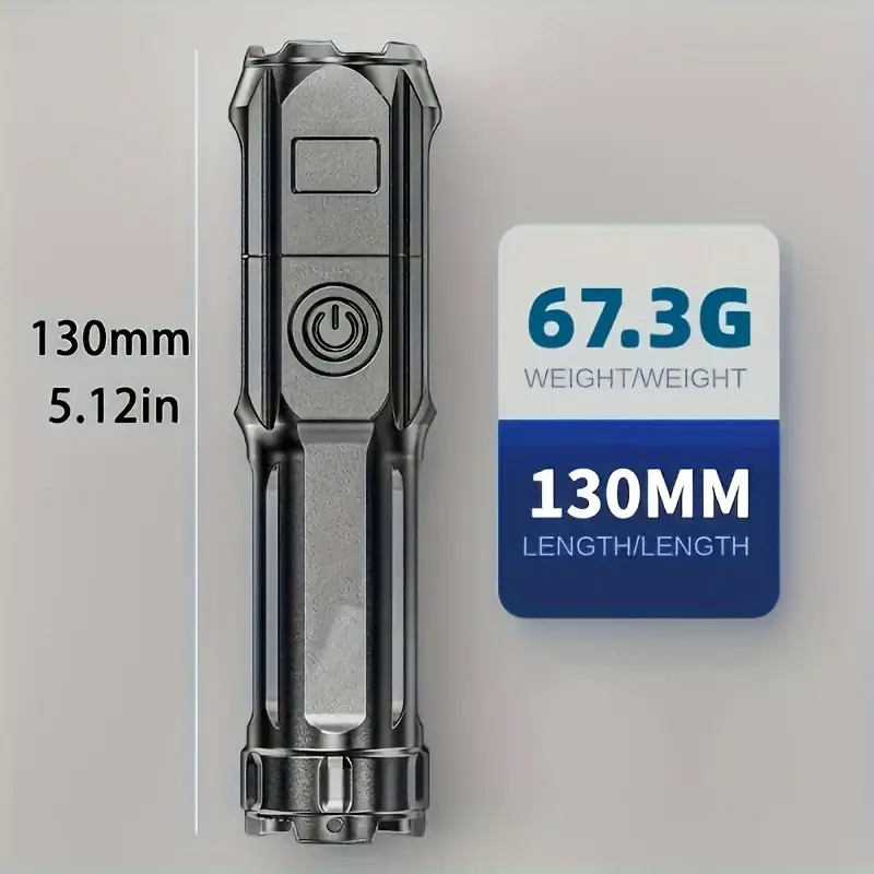 1 bright variable focus flashlight portable multifunctional variable suitable for outdoor emergency use details 8
