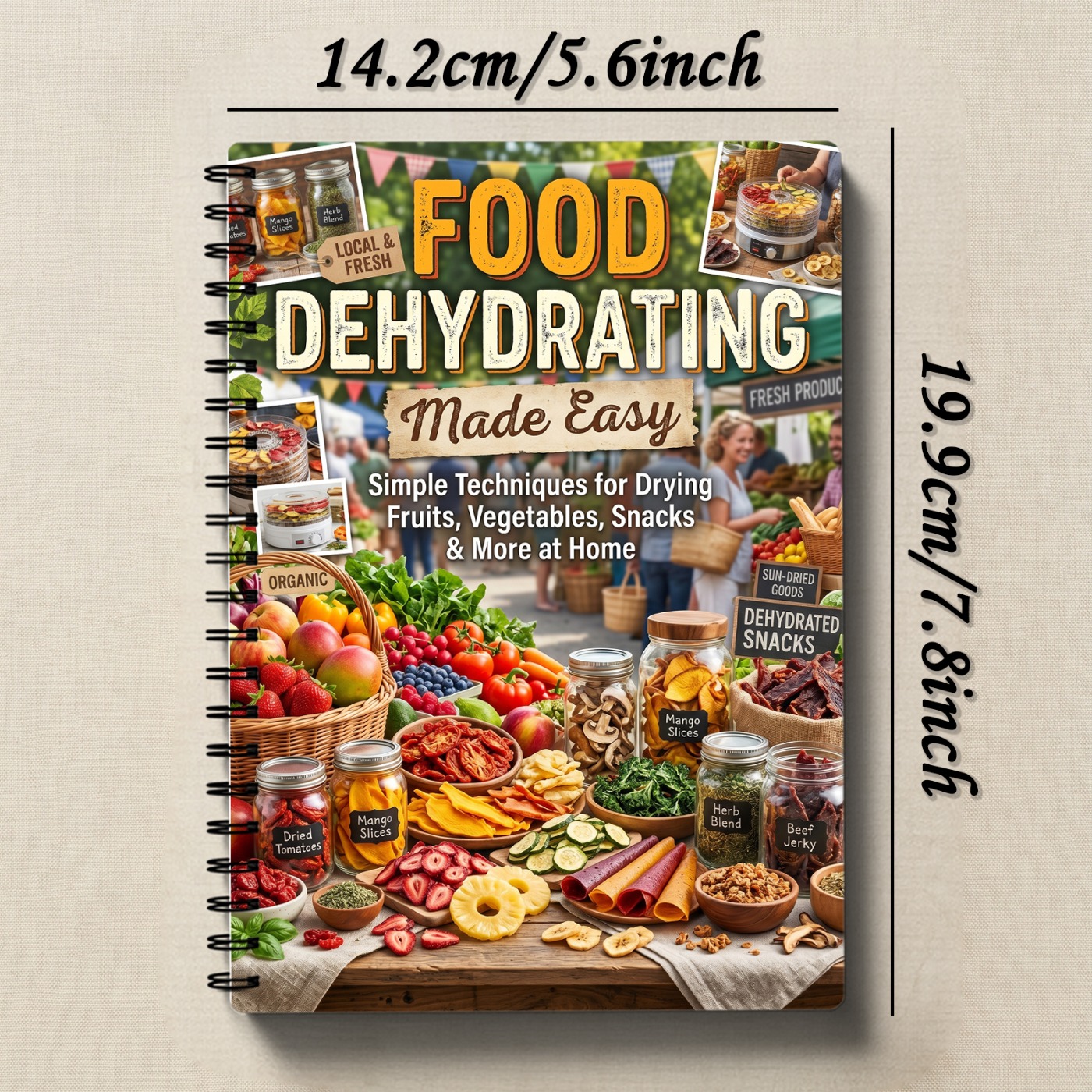 TEMU Cahier de sujets sur la déshydratation des aliments facile, guide pour conserver les aliments à , séchage des fruits, légumes, repas, stockage