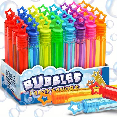 15pcs star mini bubble wands no liquid ideal for kids party favors treasure box toys easter basket stuffers pinata stuffers classroom toys birthday gifts bulk gifts outdoor toys boy toys girl toys christmas gifts