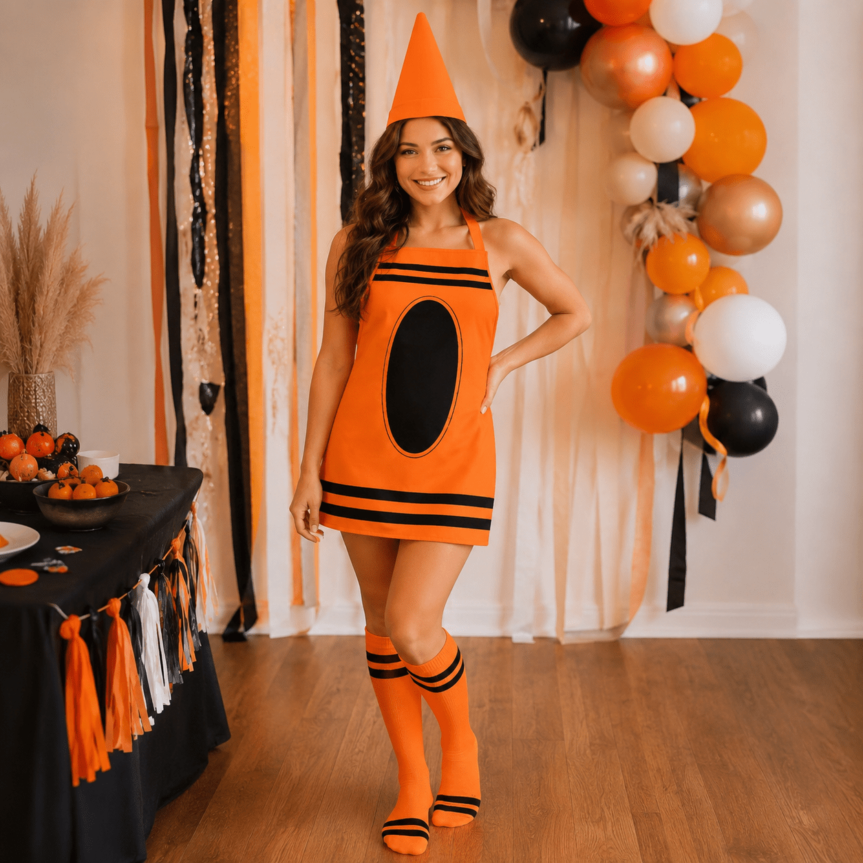 3pcs Crayon-Themed Costume Additions Kit