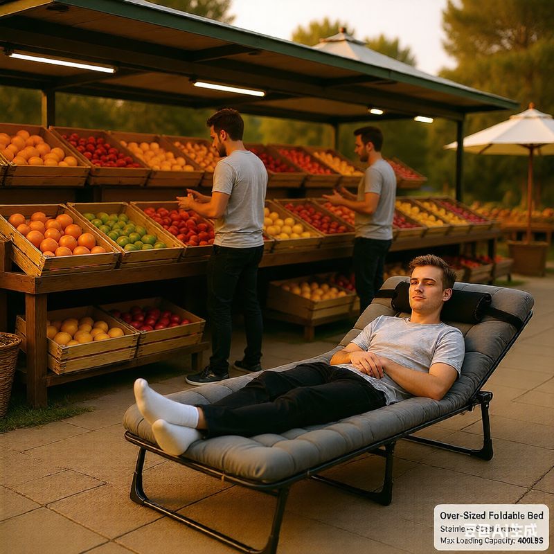 Introducing The 2026 Heavy-Duty Portable Folding Bed: a Collapsible Camping Bed Perfect for Outdoor Escapades. It Can Hold Up to 200.0 KG, Is Made for Outdoor Conditions