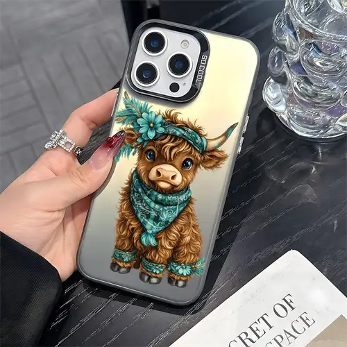 highland cow phone cover sold on Temu United States highland cow phone cover sold on Temu United States