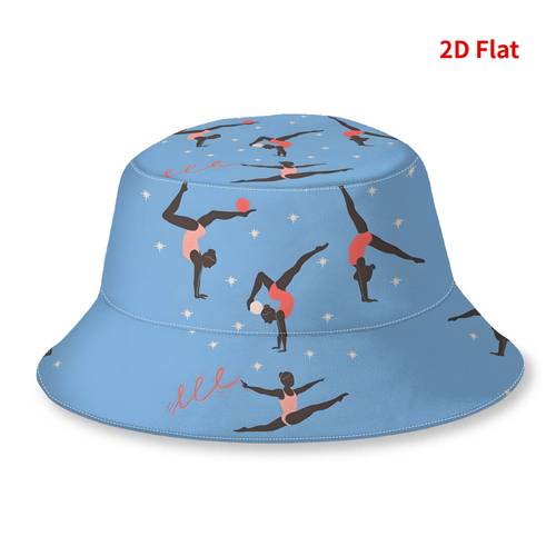 item picture fashion bucket hat printed the gymnasts unisex 2 design foldable durable comfortable for outdoor beach fishing travel hiking party gifts mens hat