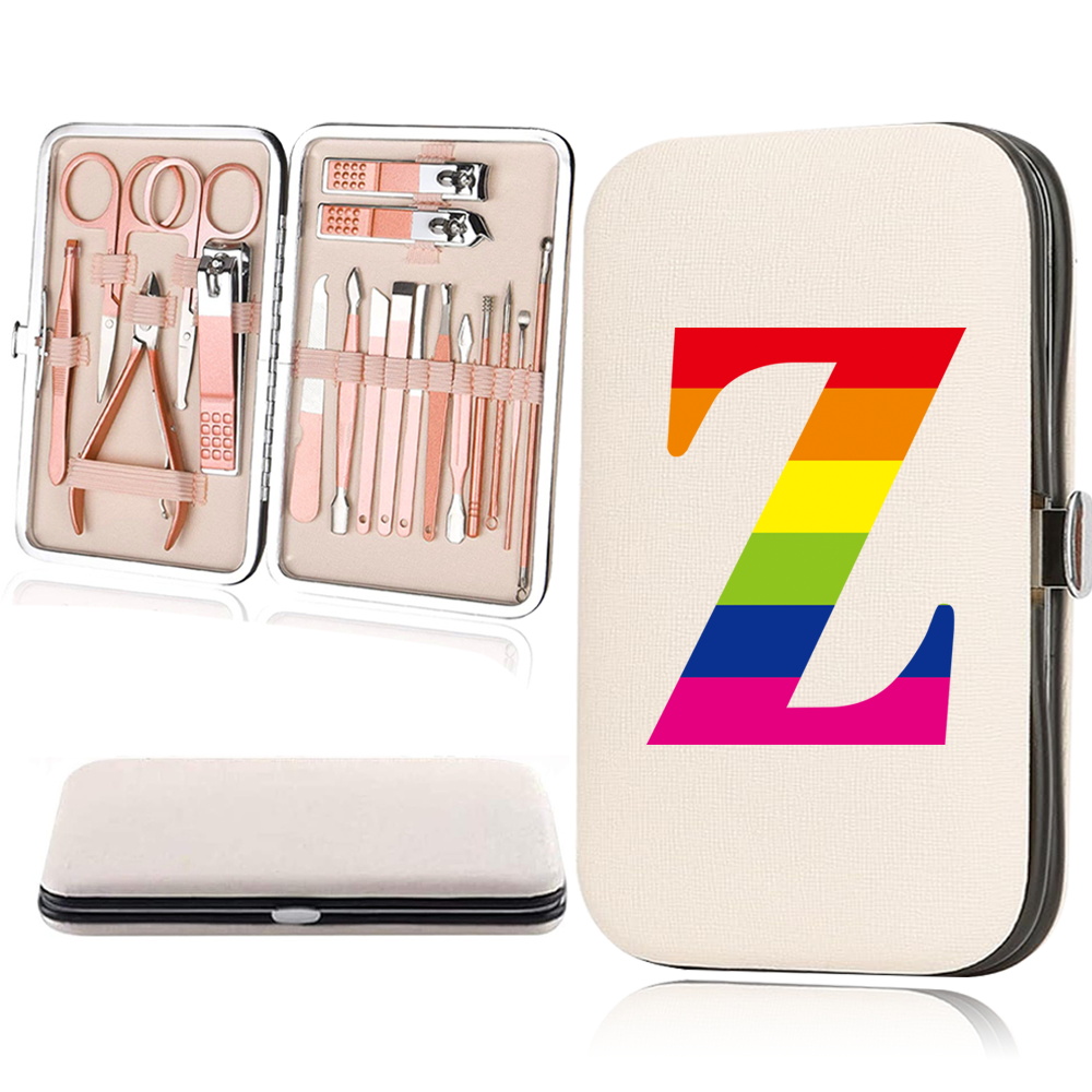 18pcs Nail Clippers Set with Portable Storage Case