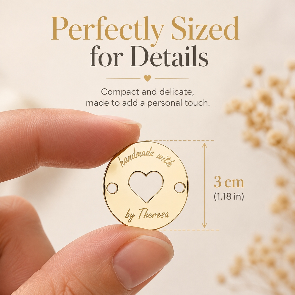 TEMU Bottoni incisi personalizzabili, targhette con in acrilico a specchio, etichette per marche, bottoni con personalizzati, bottoni personalizzati