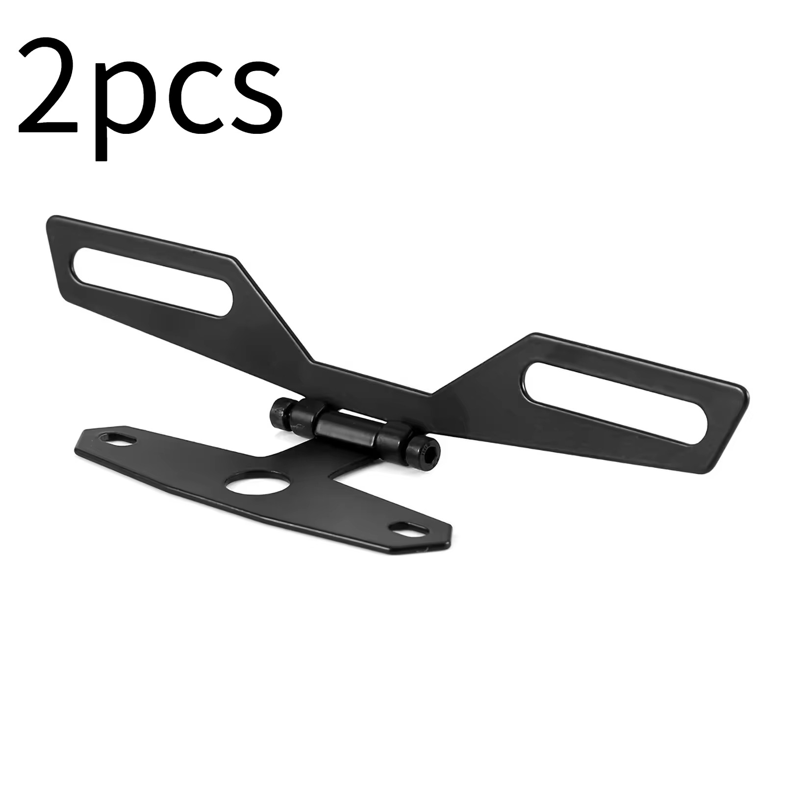 TEMU Adjustable Motorcycle License Plate Bracket, Constructed With Thickened Steel For And Stable Support, Ideal For Customization, Off-road Riding,