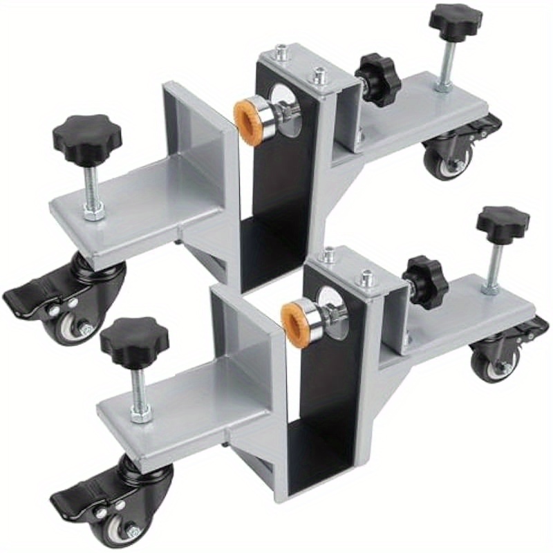 IQ-Tools Türheber Senior - 200kg Tragkraft, Drehbares Schaufelteil, Gummiert, Für Türmontage & Einbau (silber)