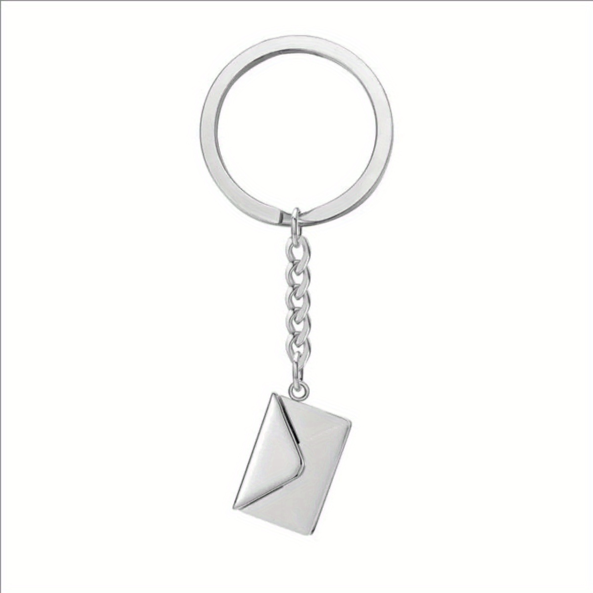Custom Personalized Envelope Photo Keychain Custom Cassette Can Open Engraved Keychain Valentine's Day Birthday Men And Women Couples Graduation Gift