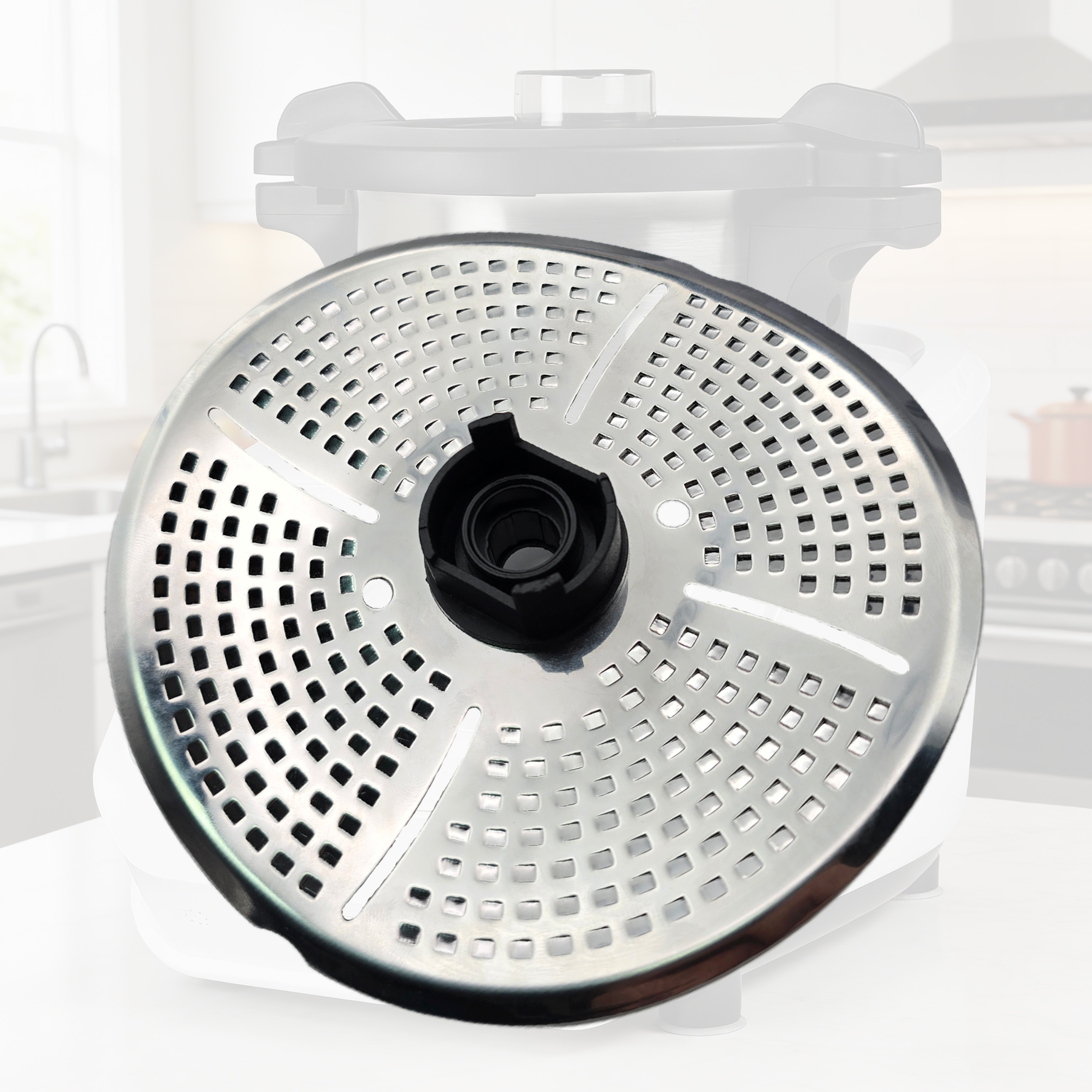 TEMU Stainless Steel Multi-use Cooking Cover For Cuisine Connect/smart/trend - Peeling, Steaming, & Pot Bottom Protector