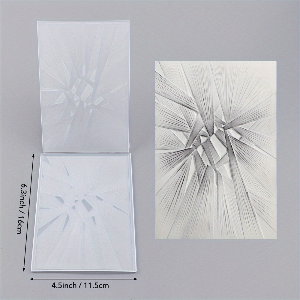 3d Embossing Folder Texture Weaving Three-dimensional Lines Pattern Background Diy Scrapbooking Craft Supplies For Embossing, Template Molds, Decorative Crafts Project Making