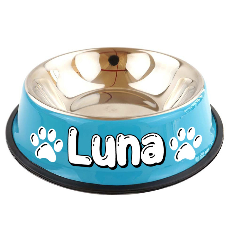 TEMU Cute Personalized Custom Cat Bowls, Dog Bowls, Stainless Food Bowls, Cat Food Bowls, Dog Pots And Cat Pots That Can Hold Dog Food, Cat Food And