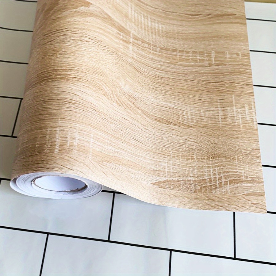 E-shop Rustikale Braune Holzmaserung Tapete zum Abziehen und Aufkleben - Wasserdicht, Entfernbares Vinyl-Kontaktpapier für Küchenschränke,