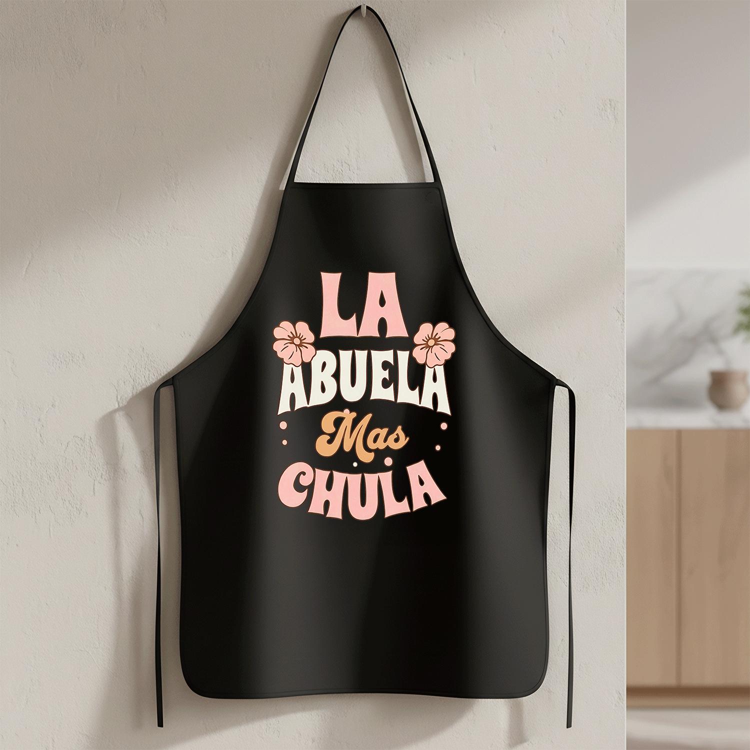 TEMU Delantal Mas Española - Duradero, para , Floral y Pintura, Regalo de Cocina para y Papá, Delantal Unisex, Floral para de la , para ,
