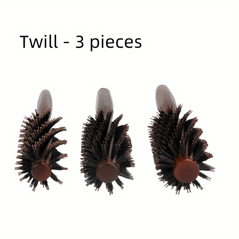 3pcs Set Of Hair Brushes, Heat-resistant Home Curling Brushes, Styling Hair Brushes, Handle Hair Brushes, For Curling And Drying