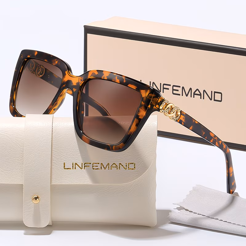 classic square chic decorative glasses for women best friend photos shopping daily wear holiday gift Product details 4