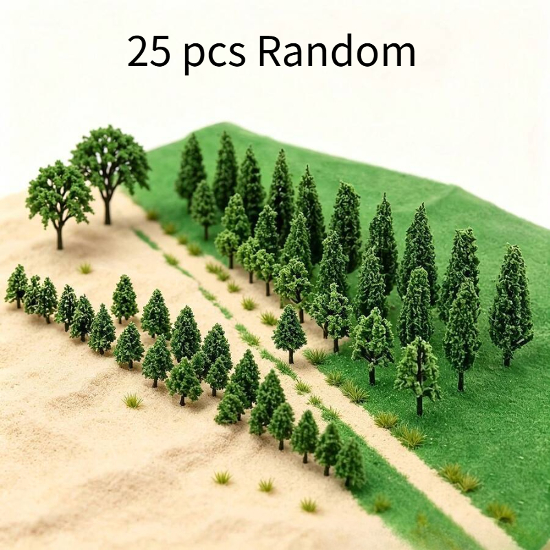 TEMU Alberi Consegna Casuale 2-6cm/0.79-2.36in Alberi per Paesaggio Ferroviario, , Artigianato, Decorazione, Albero, Regalo di