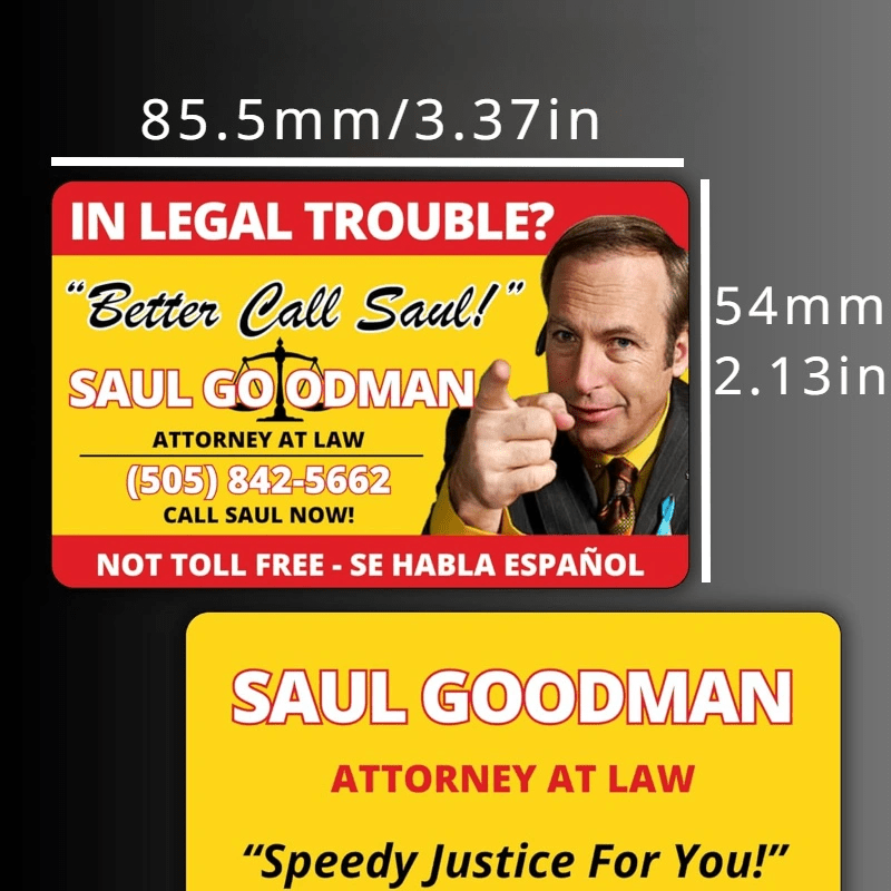 

Saul Lawyer Card,fun Novelty Cards, New Year's Gifts, Costume Party Props