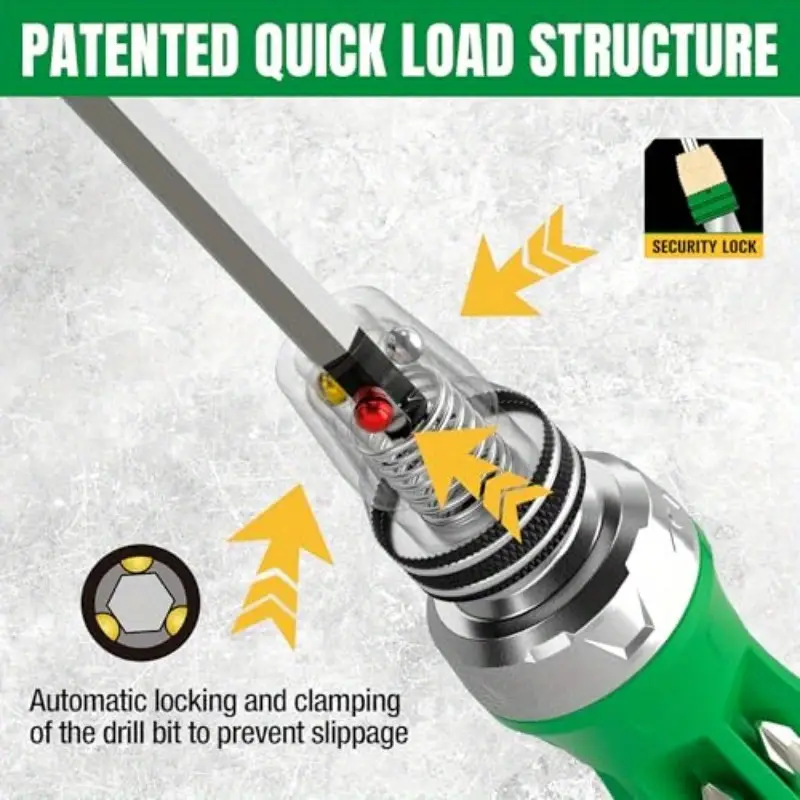 12 in 1 ratcheting screwdriver 216p driver with mechanism s2 steel bits ergonomic handle 6 double ended bits phillips slotted star square 216 position ratchet bits in handle for professional diy use workshop essentials reliable mechanism workshop tools precision tool home Product details 4