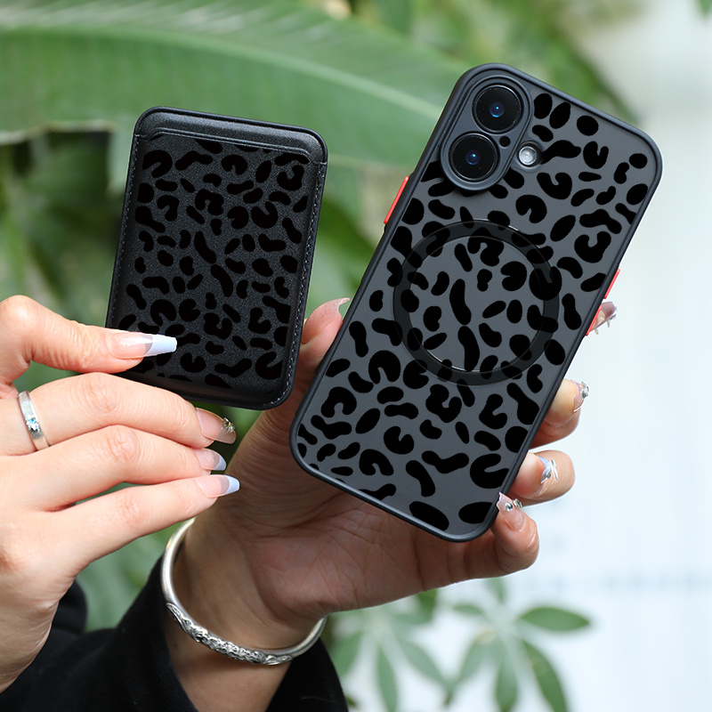 TEMU Phone Case - 2pcs 1 Set & Fashionable Luxury All Inclusive Shockproof Black Irregular Graphic Pattern For Iphone 16 15 14 13 12 11 Pro 8 Pus