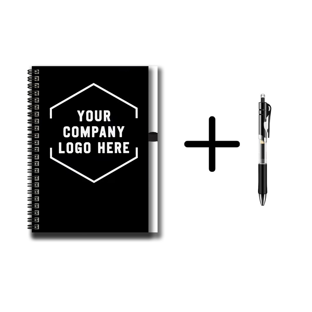 TEMU 1pc Custom Notebook With Pen | Personalized Diary, 1pc A5 Horizontal Ruled Design, With Logo Or Image, Paper Material, Lined Pages, Ideal For