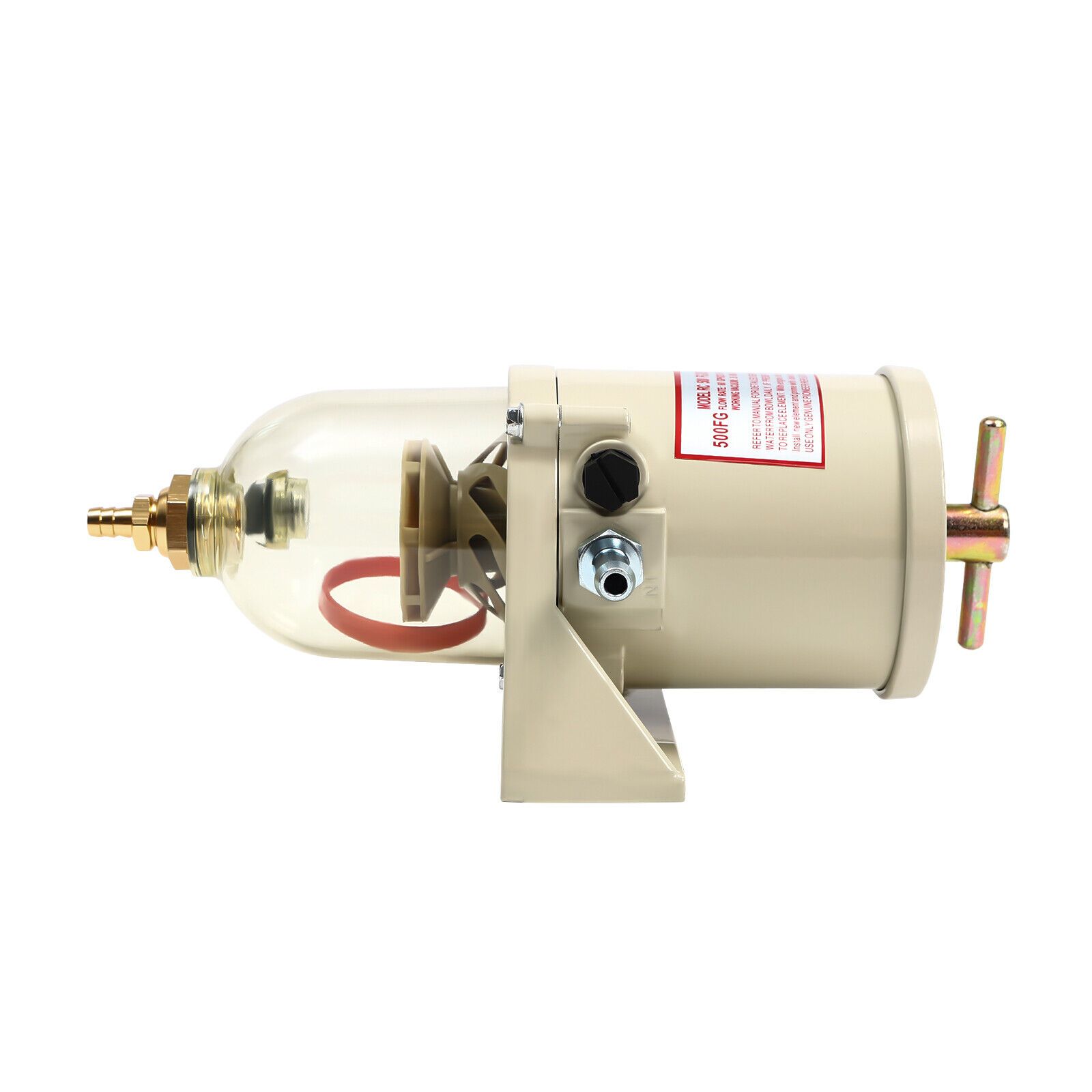TEMU Fuel Filter Water Separator Water Separator Filter Kit 500fg 500fh Marine Truck Petrol Racor Filter Oil Water With Bolt 60gph